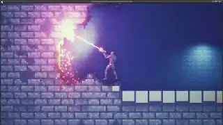 UE4 - Fully destructible voxel side scroller world