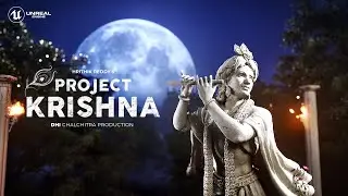 Unreal Engine 5: Krishna Temple in a Mystical Night Forest | @imhrithikreddy. | 4K