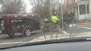 Blood gang funeral procession