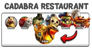 Unlocking MAX LEVEL Cadabra Restaurant In Brainrot Evolution (Roblox)!