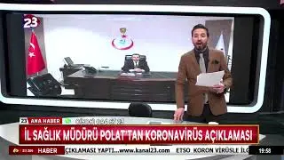 İL SAĞLIK MÜDÜRÜMÜZ DOÇ  DR  CAHİT POLAT’TAN KORONAVİRÜS AÇIKLAMASI 18 03 2020