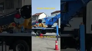 howo aerial working Height truck.  sinotruck manlift.  truckspv.com.  WhatsApp +86-18727992788