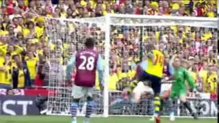 Arsenal Fans Celebrate at the Emirates in FACUP 2015