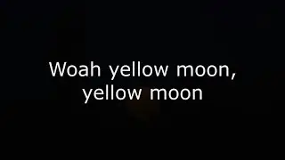 The Neville Brothers - Yellow Moon (Lyrics video)