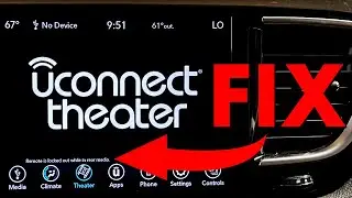 FIX for the UConnect Theater Remote Locked While in Rear Media - Workaround to Fix the Issue