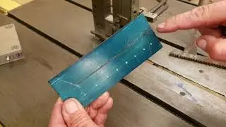Sawing the Drill Point Gage