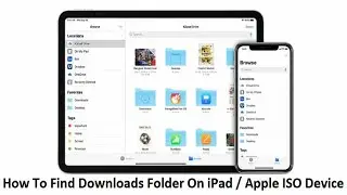 How To Find Downloads Folder On iPad || Apple ISO Device
