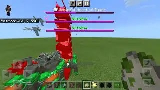 Minecraft All Friendly Illager Vs Vengeful Heart Of Ender