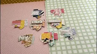 DIY Paper Banner Layered Embellishments | USE THOSE PAPER SCRAPS | Budget Craft