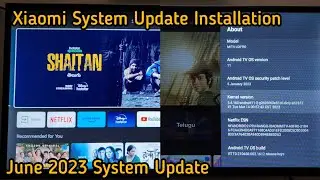 Redmi TV System Update Installation How to Install Software Update in Xiaomi TV ⚡