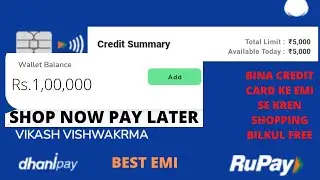 Dhani One's Freedom Card । Bina Credit Card Ke Shopping Kre । EMI Without Any Credit Card