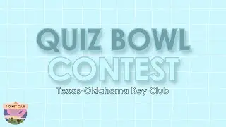 Quiz Bowl Contest