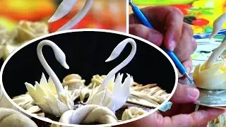 How to Make a Fondant Swans for Cake
