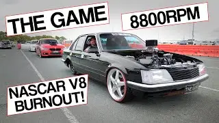 MOTORVATION 36 - THE GAME - 8800RPM NASCAR V8 VH COMMODORE BURNOUT!