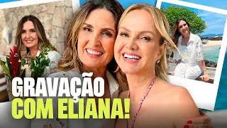 Casa da praia, gravação com Eliana e Thiago Oliveira e mais!