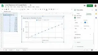 📈 Using Google Sheets for Linear Regression
