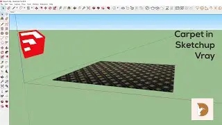 Carpet design in SketchUp V-ray