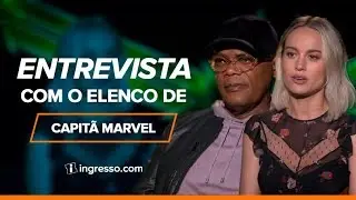 Capitã Marvel | Entrevista com Brie Larson e Samuel L. Jackson | Ingresso.com