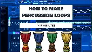 "HOW TO MAKE PERCUSSION LOOPS" -5 MIN TIP SERIES [Ft Baman]