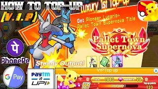 How to top-up [V.I.P]🤔|| Full explain🤯|| Pokemon Evolution Android 2024