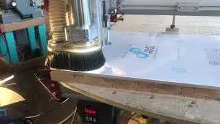 CNC Drilling Plastic Sheet : For DIY CO2 Laser Base Cabinet Panels