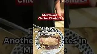 Super Easy Microwaved Chicken Chashu #shorts