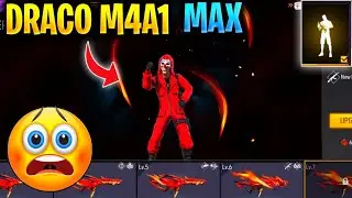 Finally Max Draco M4A1 🤑 | Waste 15000+ Diamond To Upgrade M4A1 😨 