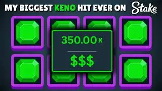 I GOT MY BIGGEST HIT EVER ON KENO! (Stake Originals)