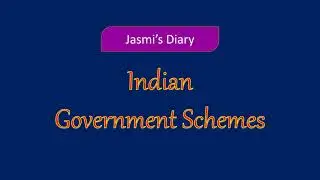 Indian Government Schemes | TNPSC Group I/II