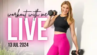 30-minute Functional Full Body Strength Training w/ Dumbbells