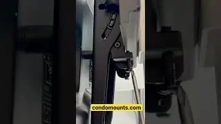 How to Remove safety screw to unlock tv from stuck position? Condomounts 