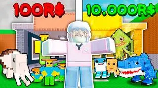 🔥 BASE FOR 100R$ VS 10,000R$ in Steal a Brainrot ROBLOX