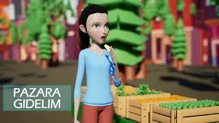 Pazara Gidelim Bir Erik Alalım - Çok Güzel Türkçe Eğlenceli Çocuk Şarkıları