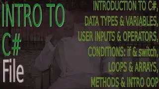 CSharp Lesson Regarding File Based on Examples #CSharp
