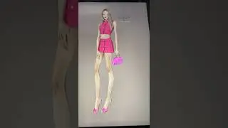 Figurino di moda digitale con Procreate