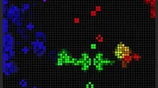 RGB battle based on Conway's Game of life