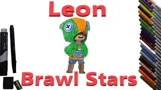 How to Draw Leon | Brawl Stars |