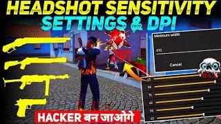 FREE FIRE AUTO HEADSHOT SENSTIVITY AND FIRE BUTTON SIZE 🔥 NEW HEADSHOT SENSTIVITY SETTING