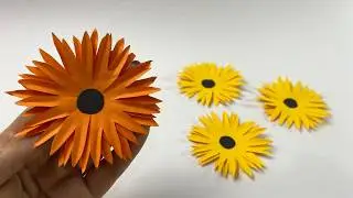 Kağıttan Çiçek Yapımı | Origami Çiçek Nasıl Yapılır? 🌻🌻🌻