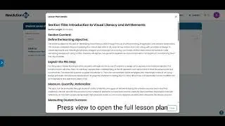 RevolutionEd AI Lesson Plan Tutorial | Personalized Learning Tools for Teachers & Students