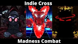 FNF - Indie Cross Nightmare Songs but Madness Combat Sings It (Playable!)