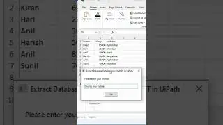 Filter Database Data Using ChatGPT in UiPath #shot