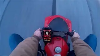 TOP SPEED RUN: 49CC POCKET BIKE AND BURNOUT!