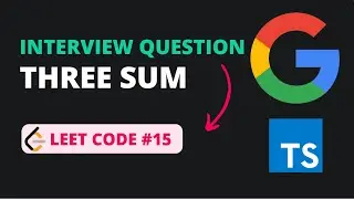 Three Sum (Beats 99%) - Leet Code 15 - TypeScript