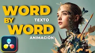 Cómo Animar Texto Palabra por Palabra en DaVinci Resolve GRATIS | Tutorial