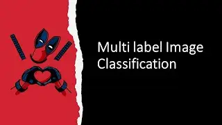 Multi label Image classification