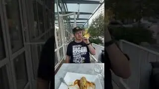 Joe brushes his teeth at fancy restaurant #pranksinthehood