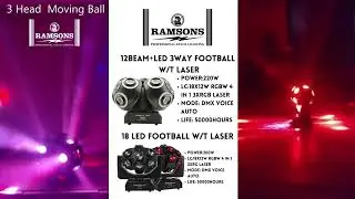 RAMSONS PROFESSIONAL STAGE LIGHTING PRODUCT RANGE