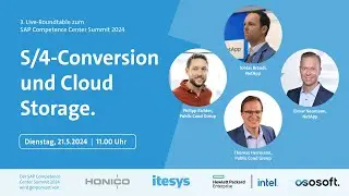S/4-Conversion und Cloud Storage - SAP Competence Center Summit 2024