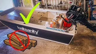 Project Boat build, New flooring for the tinny no timber from scratch.